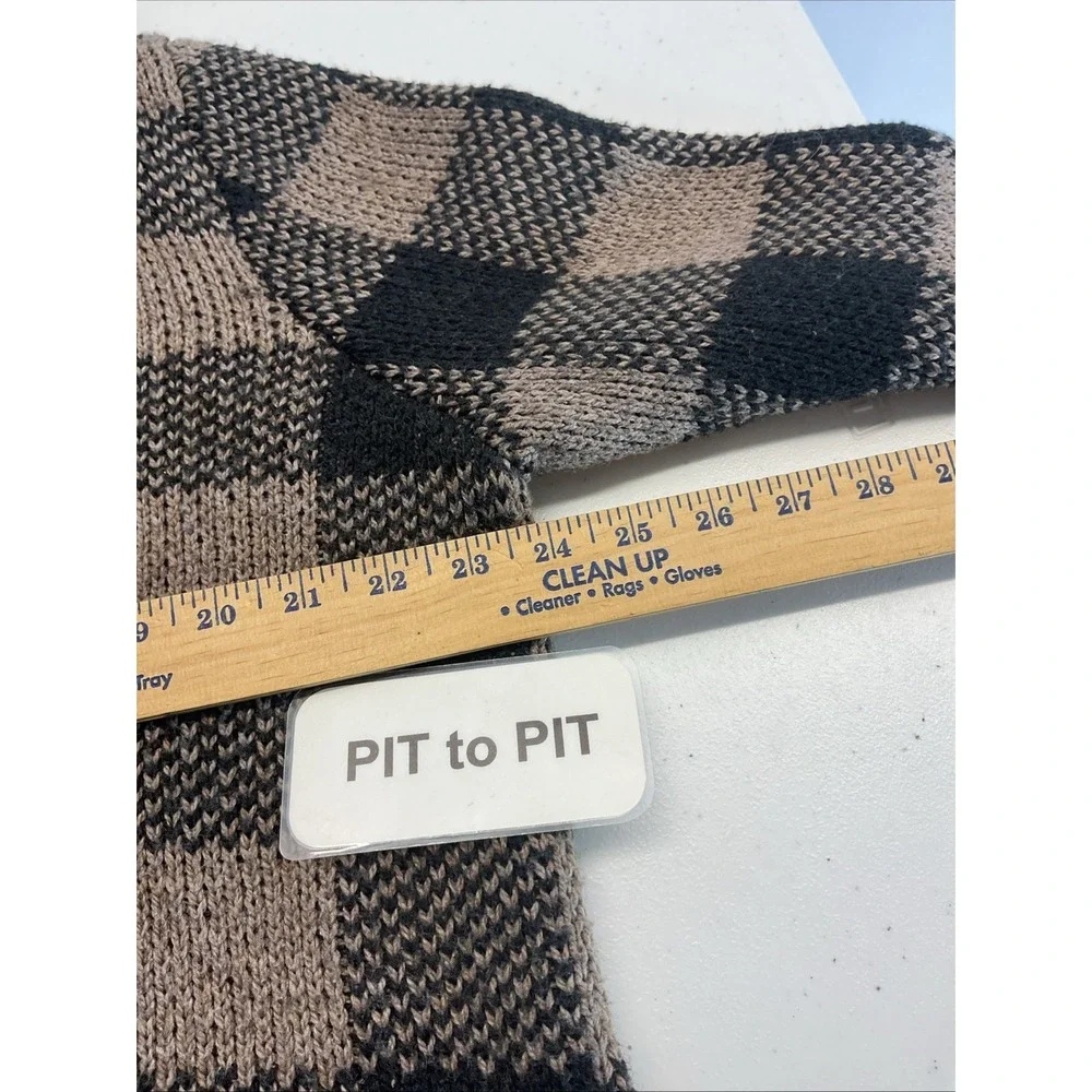 SmartWool‎ Men's Buff Check Cozy Lodge Flint Heather Sweater Size X-Large